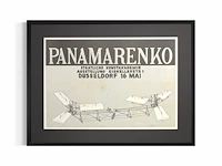Panamarenko - gesigneerde affiche 'das flugzeug'