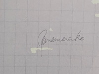 Panamarenko - gesigneerde affiche papaver - afbeelding 2 van  2