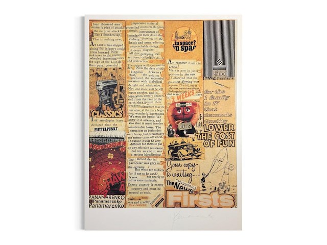 Panamarenko - happenings & milky way - portfolio van 7 - 7x gesigneerd - afbeelding 6 van  9