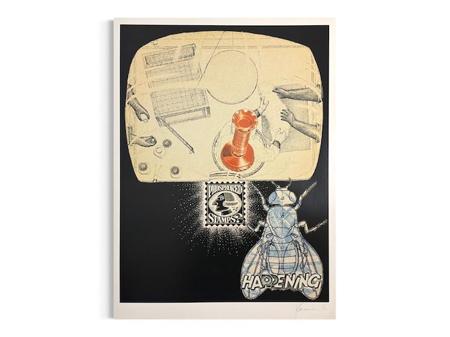 Panamarenko - happenings & milky way - portfolio van 7 - 7x gesigneerd - afbeelding 7 van  9