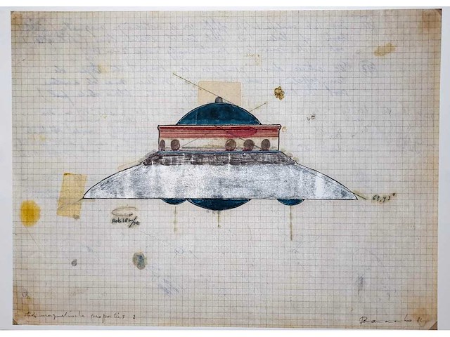 Panamarenko - magnetische proporties - offset - afbeelding 1 van  4