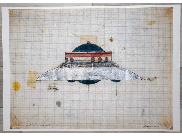 Panamarenko - magnetische proporties - offset - afbeelding 2 van  4