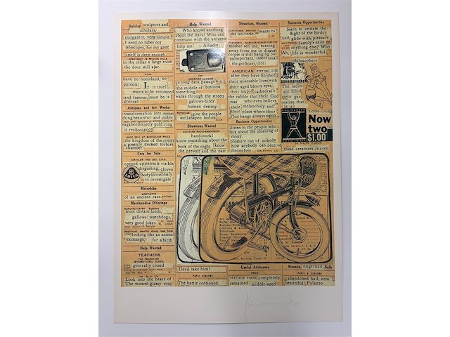 Panamarenko - milky way gesigneerd - afbeelding 1 van  2