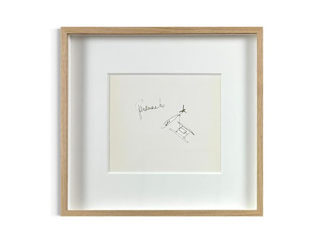 Panamarenko - originele tekening - afbeelding 1 van  2