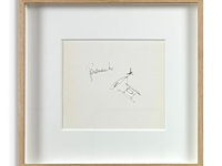 Panamarenko - originele tekening - afbeelding 1 van  2