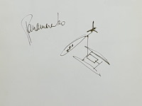 Panamarenko - originele tekening - afbeelding 2 van  2