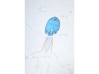 Panamarenko - propan propuls (raketvliegtuig) - zeefdruk - afbeelding 5 van  6