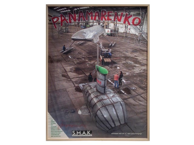 Panamarenko - smak affiche - gesigneerd - afbeelding 1 van  2