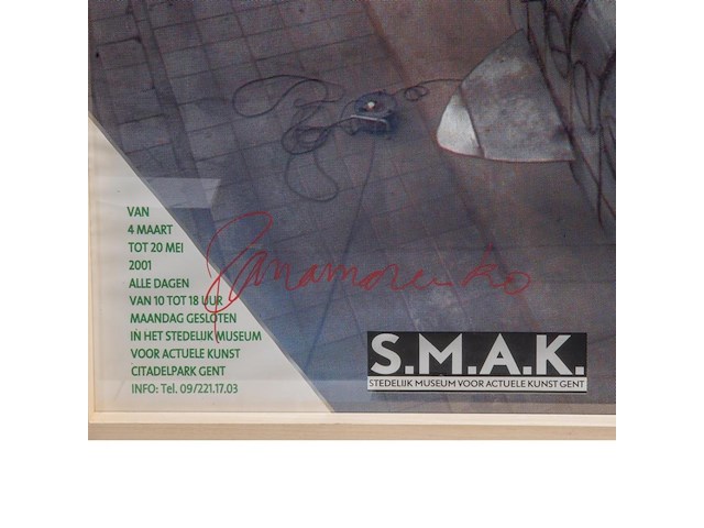 Panamarenko - smak affiche - gesigneerd - afbeelding 2 van  2