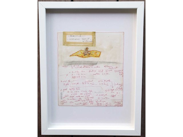 Panamarenko - vliegend tapijt - offset - afbeelding 1 van  2