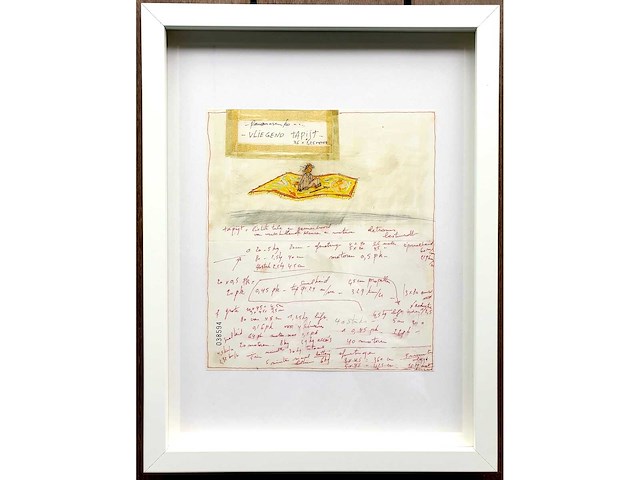 Panamarenko - vliegend tapijt - offset - afbeelding 2 van  2