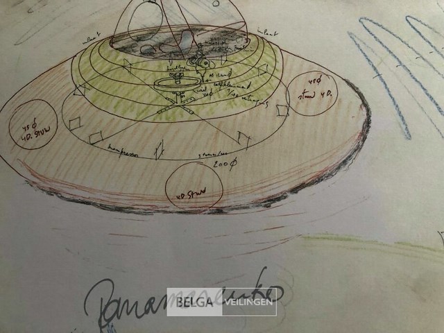 Panamarenko bing ii flying saucer - afbeelding 3 van  4