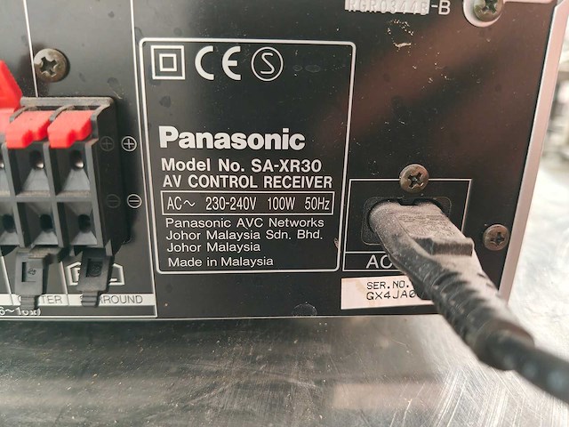 Panasonic - saxr30 - av control receiver - receivers & amplifiers - afbeelding 7 van  9