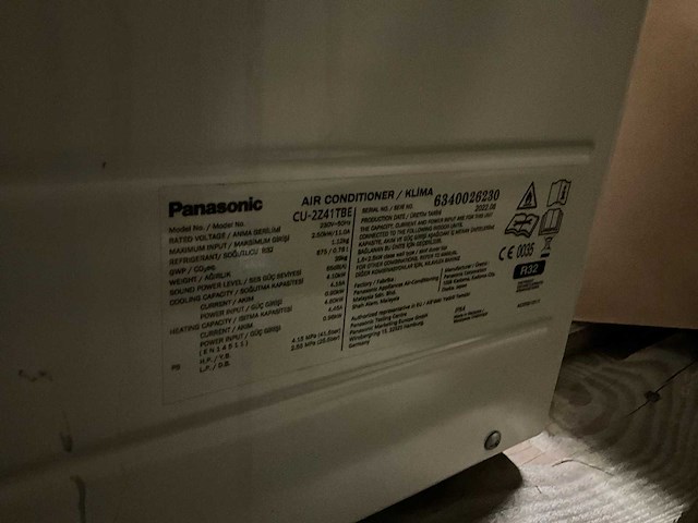 Panasonic airconditioning - afbeelding 2 van  6