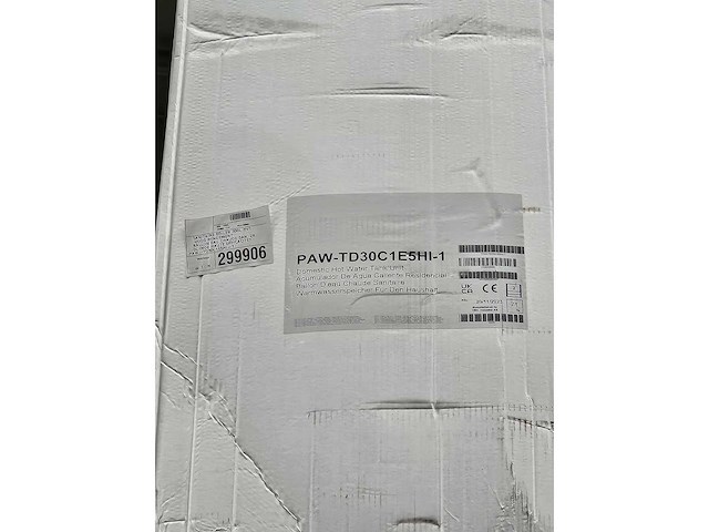 Panasonic sanitaire boiler 300l rvs - afbeelding 2 van  3