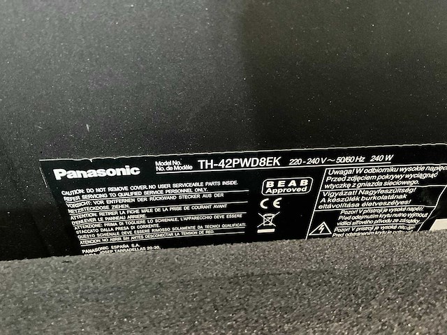 Panasonic th42 display (5x) - afbeelding 2 van  4