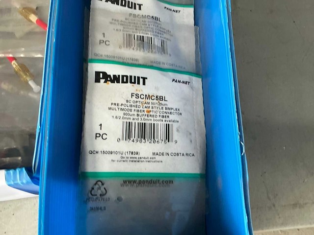 Panduit partij glasvezel conrectoren - afbeelding 1 van  2