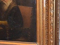 Paneelschilderij goudwegen met goudlook kader - afbeelding 3 van  4