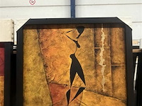 Paneelschilderij voleva sola andare - afbeelding 1 van  2