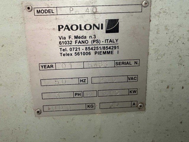 Panel sawing machine - afbeelding 6 van  8