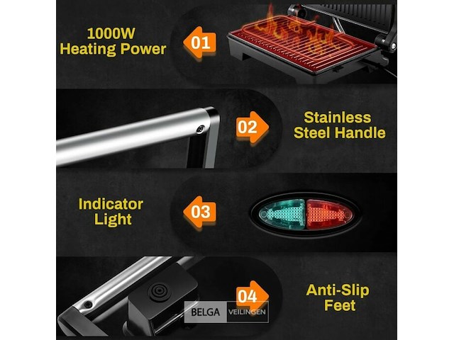 Panini grill - afbeelding 9 van  11
