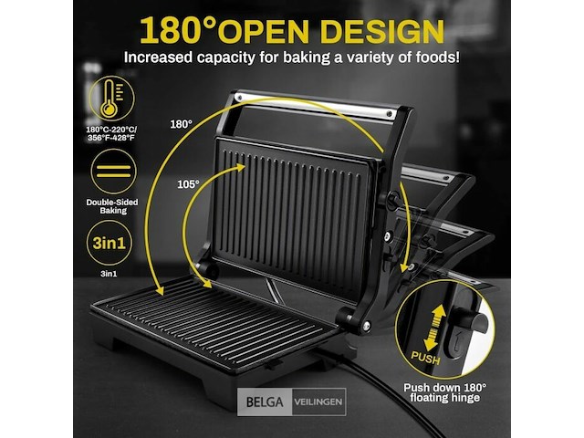 Panini grill - afbeelding 10 van  11