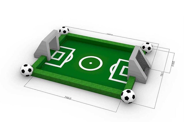 Pannaveld/ voetbalveld nieuw - afbeelding 1 van  1