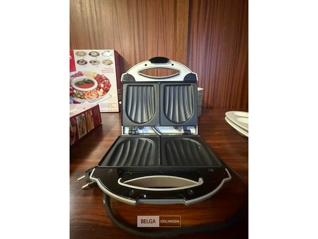 Pannenkoekenmaker + croque machine - afbeelding 3 van  3