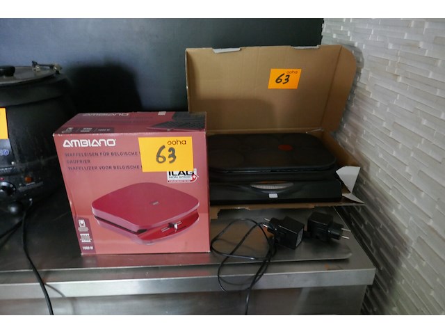 Pannenkoekmaker + wafelijzer - afbeelding 1 van  3