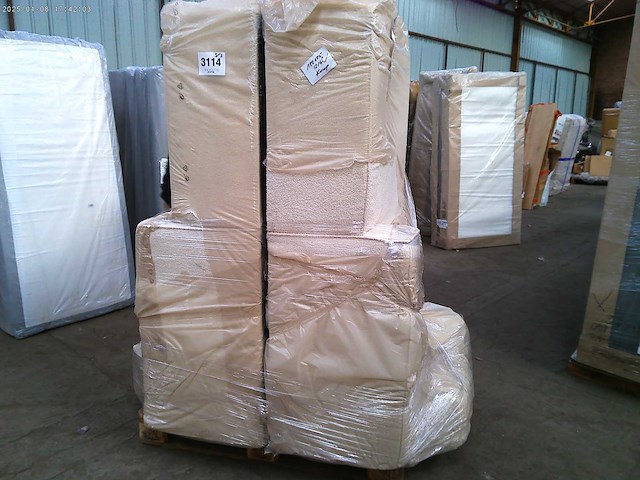 Panoramische bank - beige terry stof - afbeelding 12 van  12