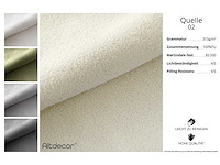 Panoramische bank - beige terry stof - afbeelding 5 van  12