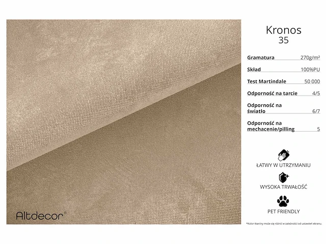 Panoramische hoekbank - beige fluweel - afbeelding 6 van  10