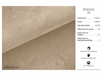 Panoramische hoekbank - beige fluweel - afbeelding 6 van  10