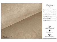 Panoramische hoekbank - beige fluweel - afbeelding 4 van  8