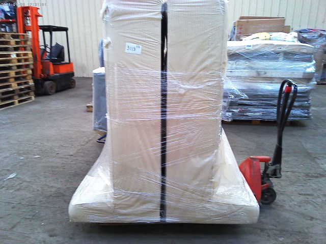 Panoramische hoekbank - beige touwstof - afbeelding 6 van  9