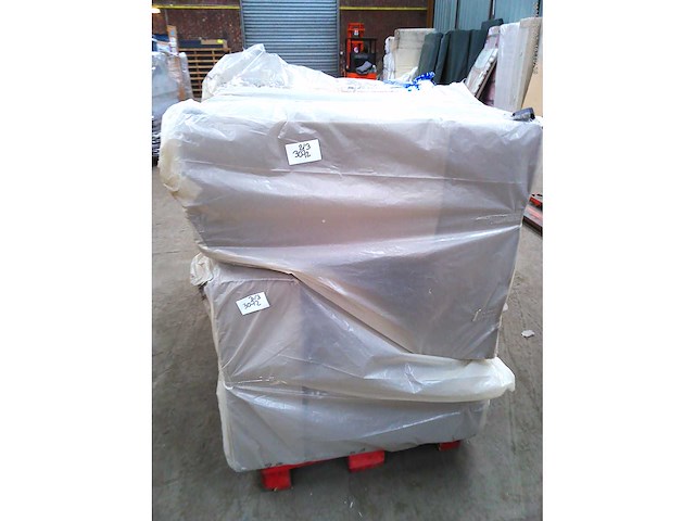 Panoramische hoekbank - bruin fluweel - afbeelding 2 van  11