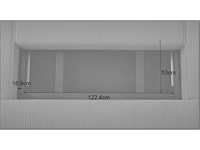 Panoramische hoekbank - cabriotisch - beige geribde stof - afbeelding 11 van  18