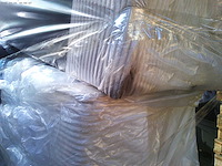 Panoramische hoekbank - cabriotisch - beige geribde stof - afbeelding 12 van  18