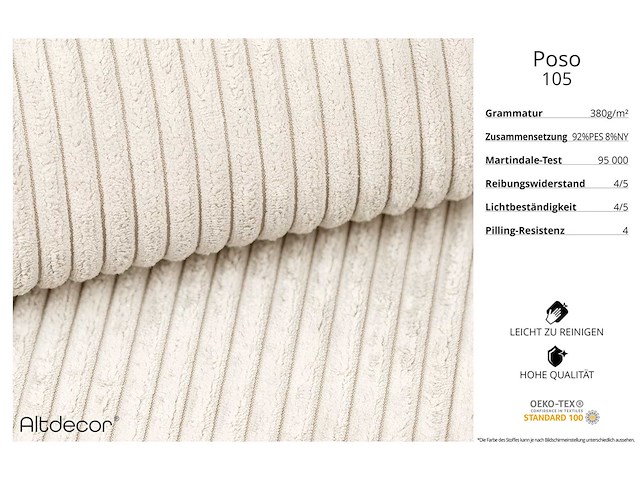 Panoramisch/omgebouwd sofa - beige touwstof - afbeelding 3 van  6