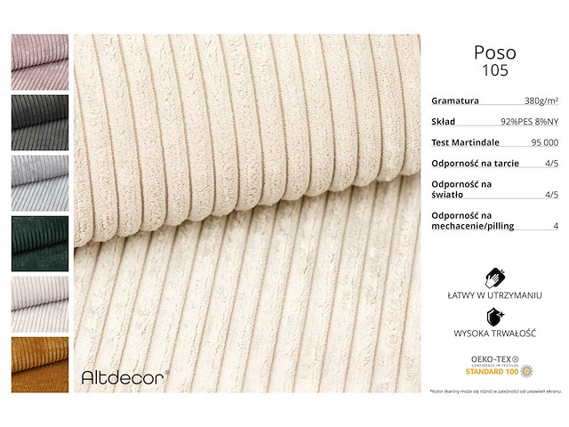 Panoramisch/omgebouwd sofa - beige touwstof - afbeelding 5 van  10