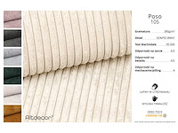 Panoramisch/omgebouwd sofa - beige touwstof - afbeelding 5 van  10