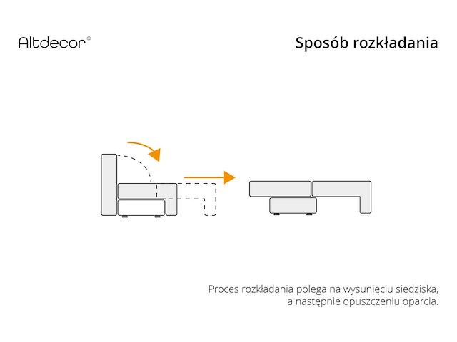 Panoramisch/omgebouwd sofa - beige touwstof - afbeelding 10 van  10