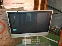 Pansonic tv-toestel + glazen tafel - afbeelding 2 van  6