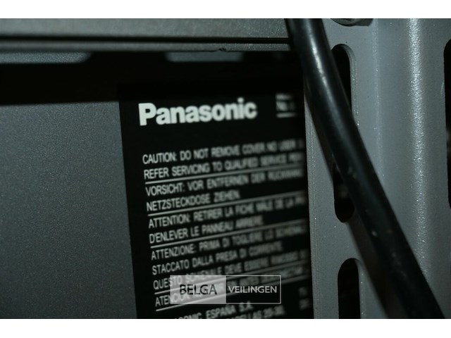 Pansonic tv-toestel + glazen tafel - afbeelding 5 van  6