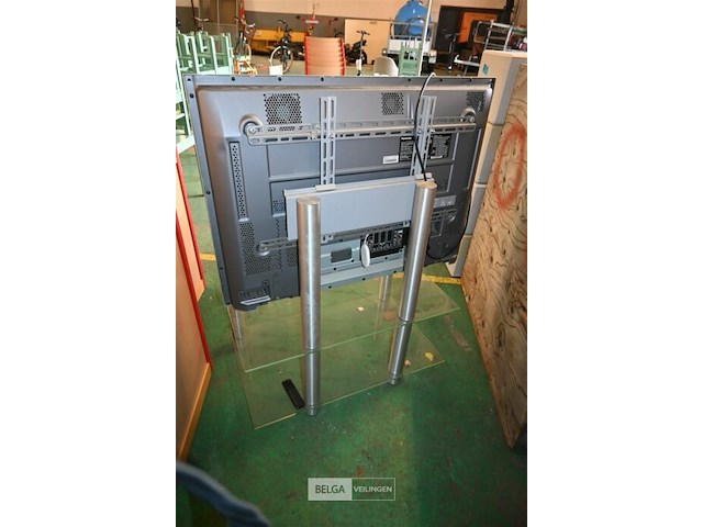 Pansonic tv-toestel + glazen tafel - afbeelding 6 van  6