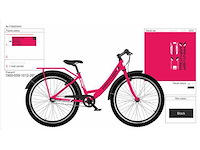 Panter mono emma 26” kinderfiets red matt ongebruikt (3x) - afbeelding 2 van  10