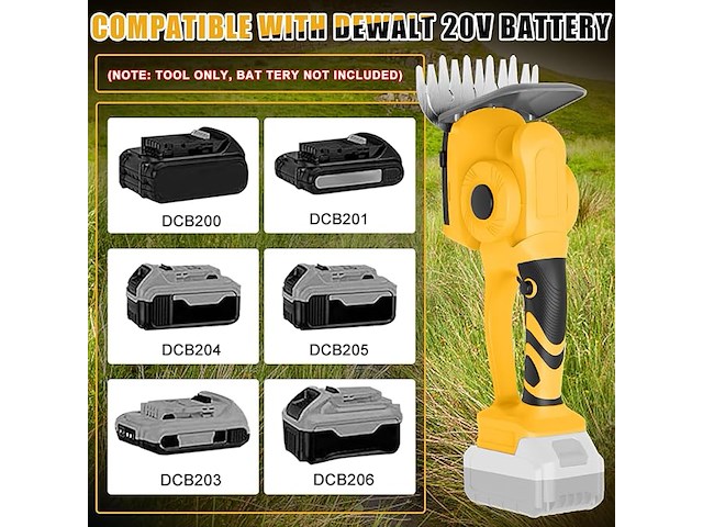 Panthem accu-grasschaar - afbeelding 3 van  4