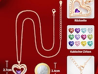 Papagena damesketting, roségoud, 925 zilver - afbeelding 2 van  4