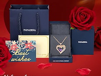 Papagena damesketting, roségoud, 925 zilver - afbeelding 4 van  4