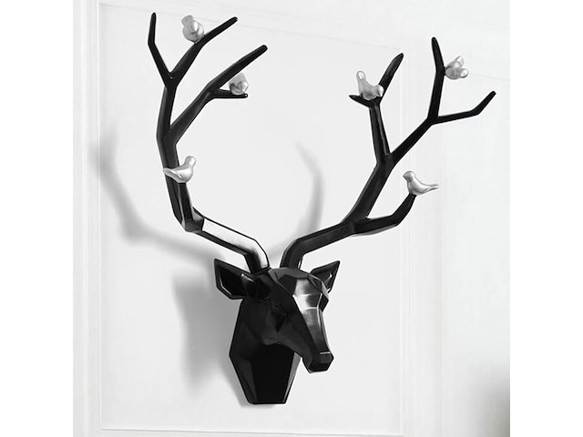 Papercraft 3d hertenkop - afbeelding 2 van  3